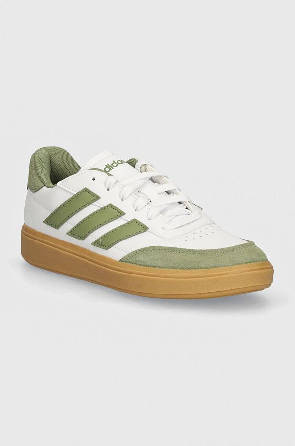 adidas Otroške superge adidas COURTBLOCK zelena barva, ID6499