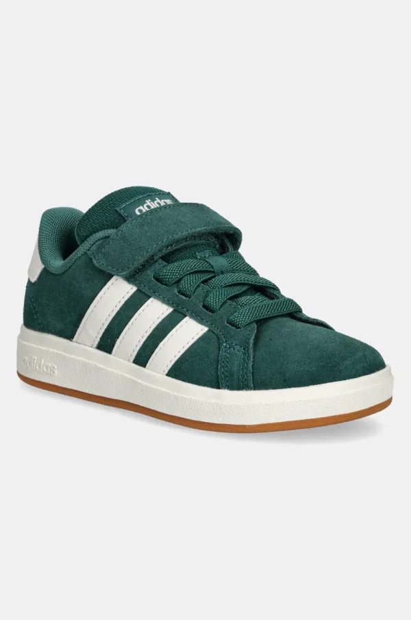 adidas Otroške superge adidas GRAND COURT 00s zelena barva, JP5898