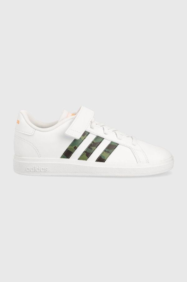 adidas Otroške superge adidas GRAND COURT 2.0 EL bela barva