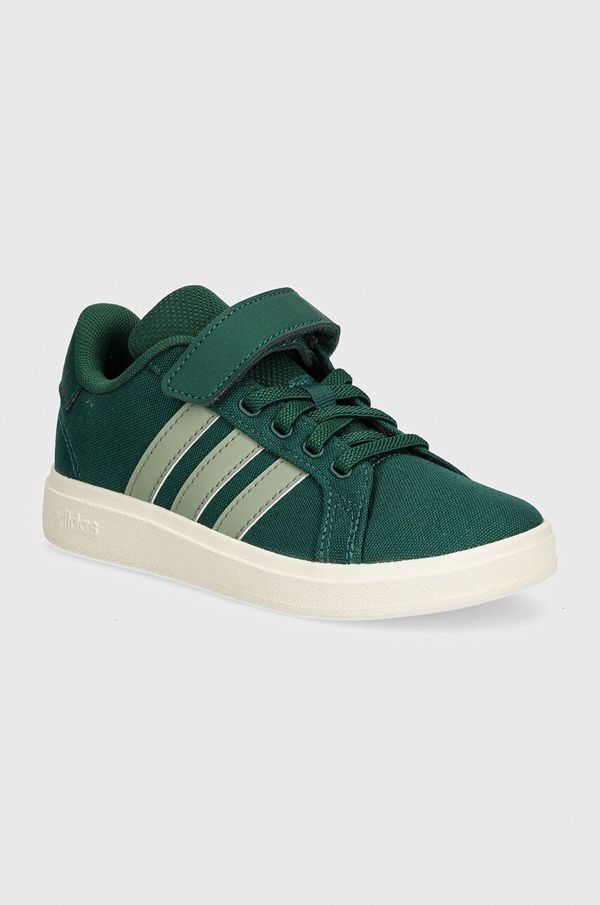 adidas Otroške superge adidas GRAND COURT 2.0 EL C zelena barva, IH8140