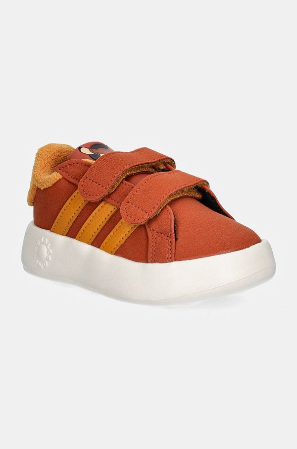 adidas Otroške superge adidas GRAND COURT Bambi CF rjava barva, IF4047