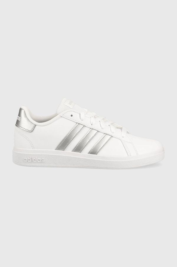 adidas Otroške superge adidas GRAND COURT bela barva