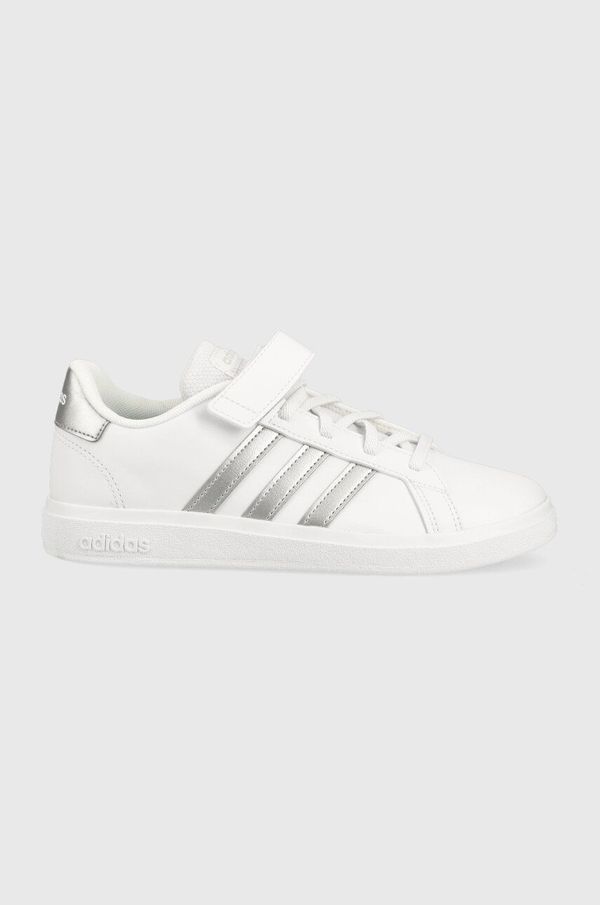 adidas Otroške superge adidas GRAND COURT bela barva