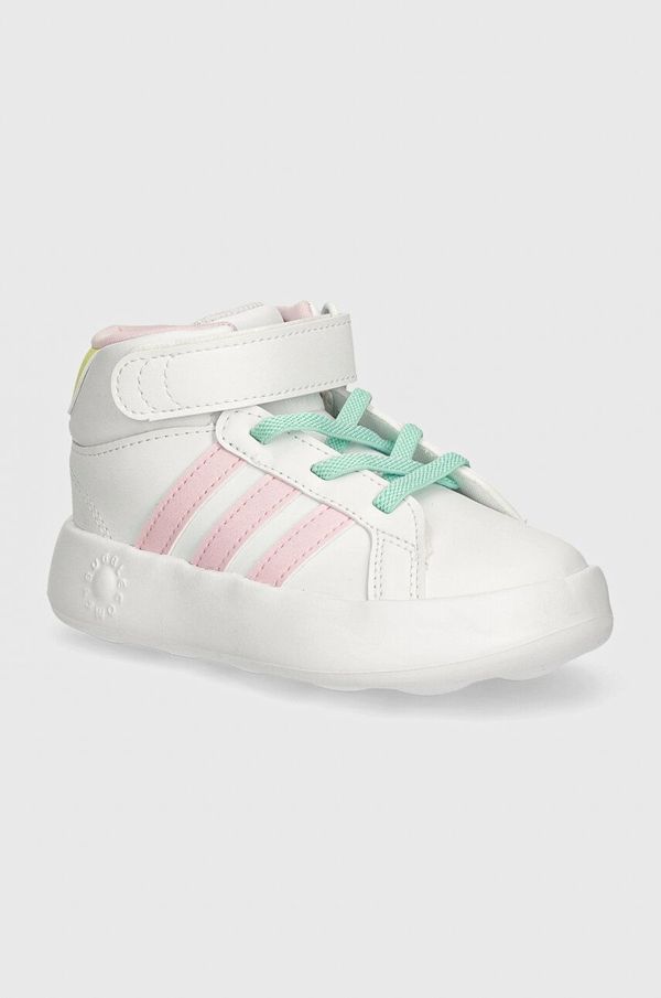 adidas Otroške superge adidas GRAND COURT MID bela barva, IE8704