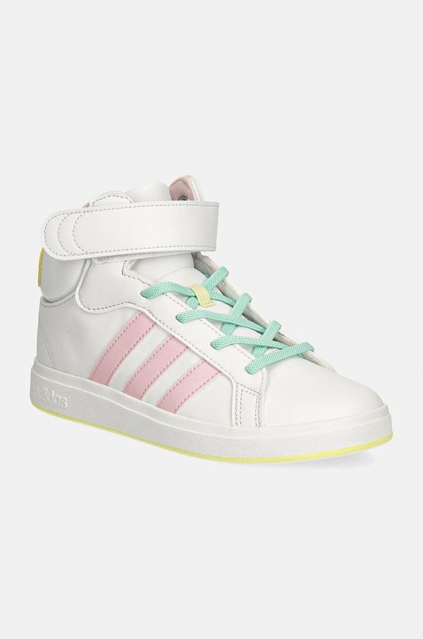 adidas Otroške superge adidas GRAND COURT MID bela barva, IE8705