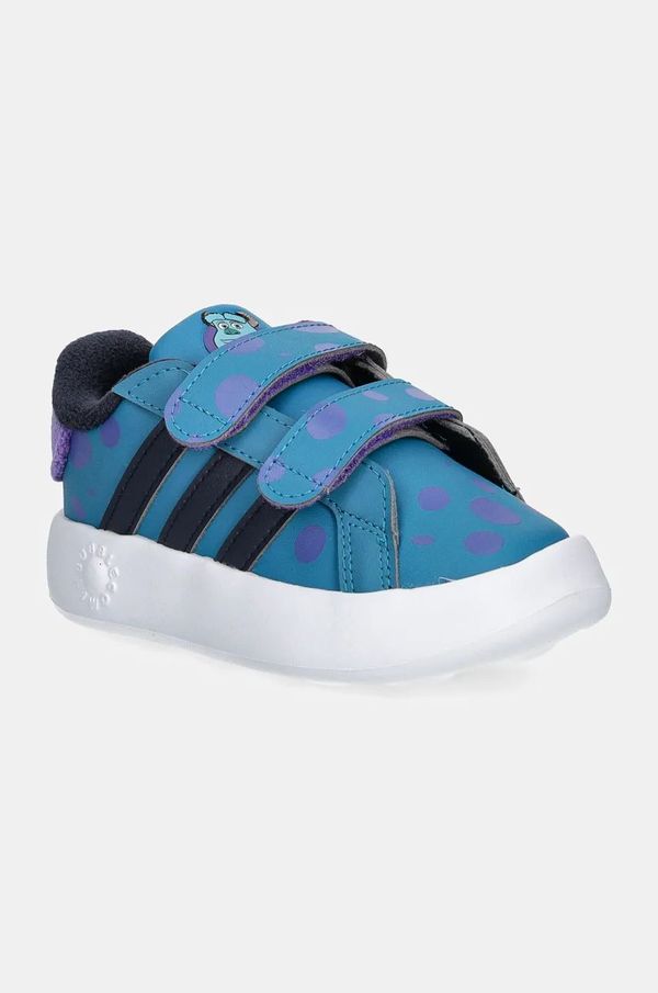 adidas Otroške superge adidas GRAND COURT Sulley CF turkizna barva, IF4057