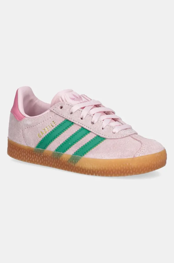 adidas Originals Otroške superge adidas Originals GAZELLE roza barva, JP7133
