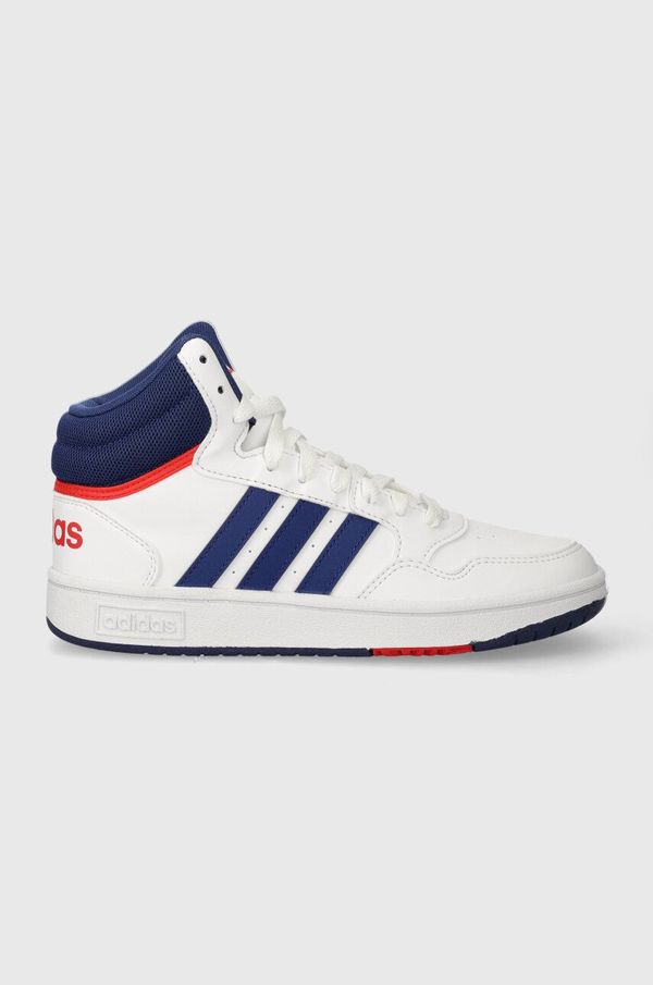 adidas Originals Otroške superge adidas Originals HOOPS 3.0 MID K bela barva