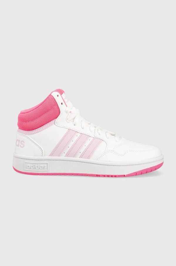 adidas Originals Otroške superge adidas Originals HOOPS MID 3.0 K bela barva