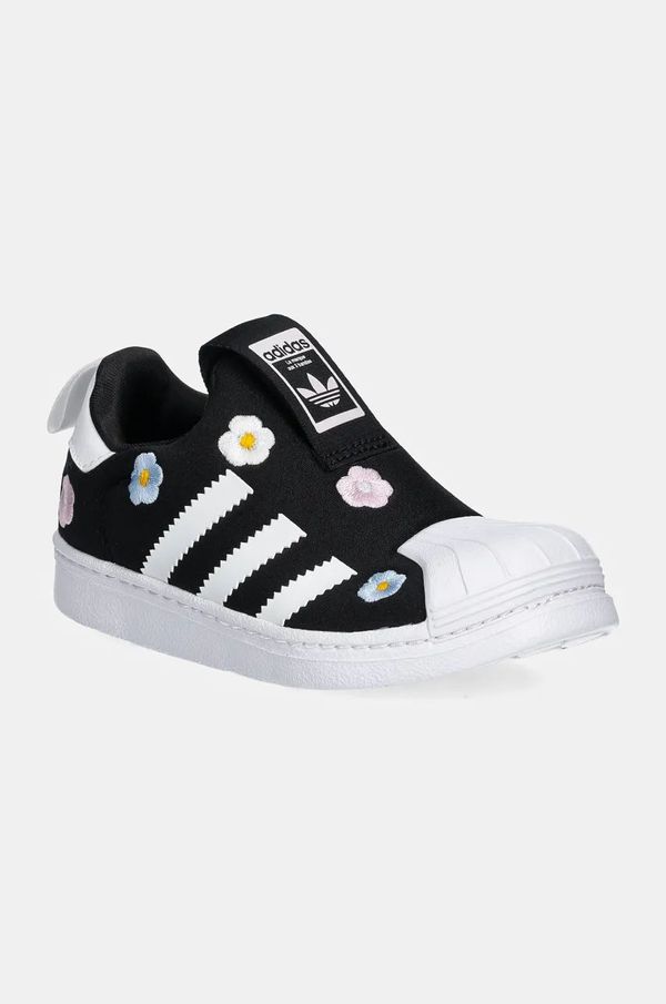 adidas Originals Otroške superge adidas Originals SUPERSTAR 360 C črna barva, IG7014