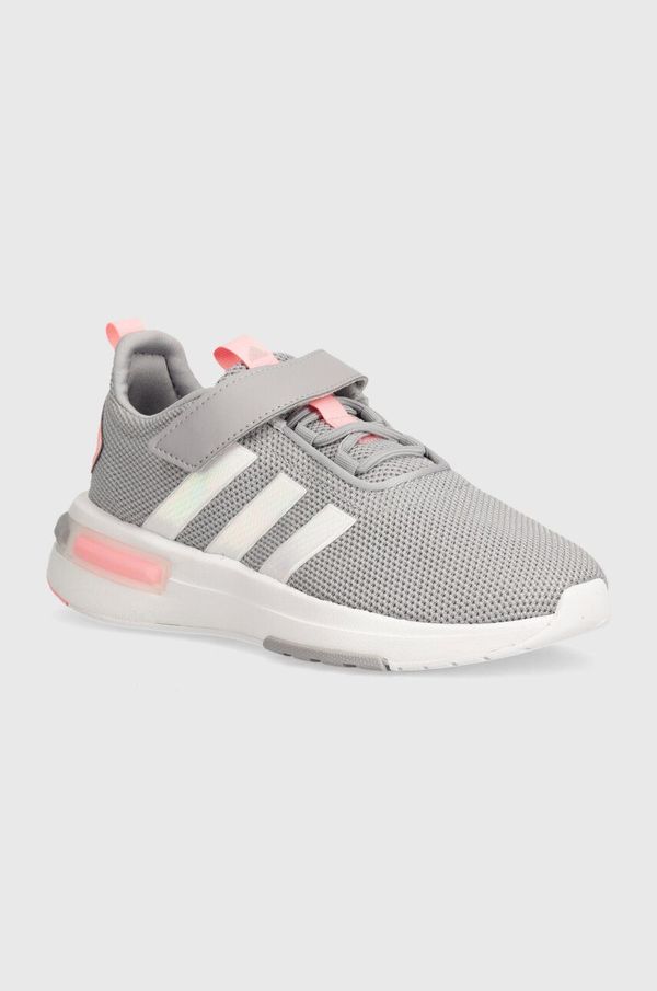 adidas Otroške superge adidas RACER TR23 EL siva barva, IE1386