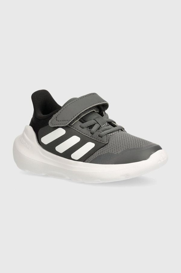 adidas Otroške superge adidas Tensaur Run 3.0 EL C siva barva, IE5986