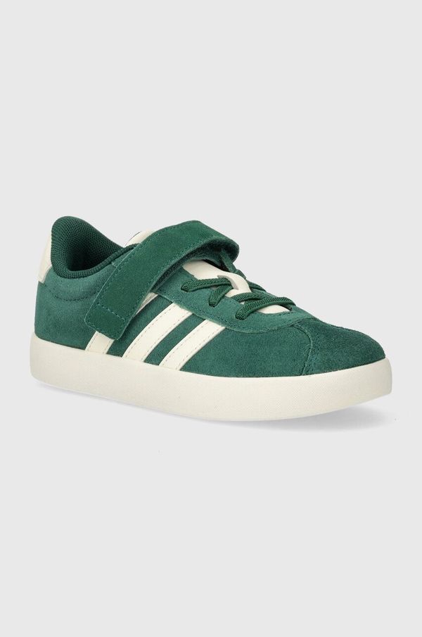 adidas Otroške superge adidas VL COURT 3.0 EL C zelena barva