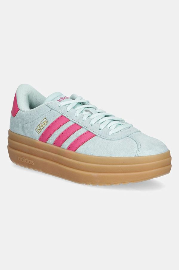 adidas Otroške superge adidas Vl Court Bold turkizna barva, JP7628