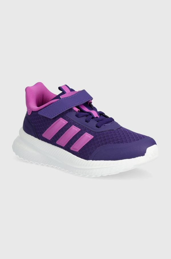 adidas Otroške superge adidas X_PLRPATH EL C vijolična barva, IH4857