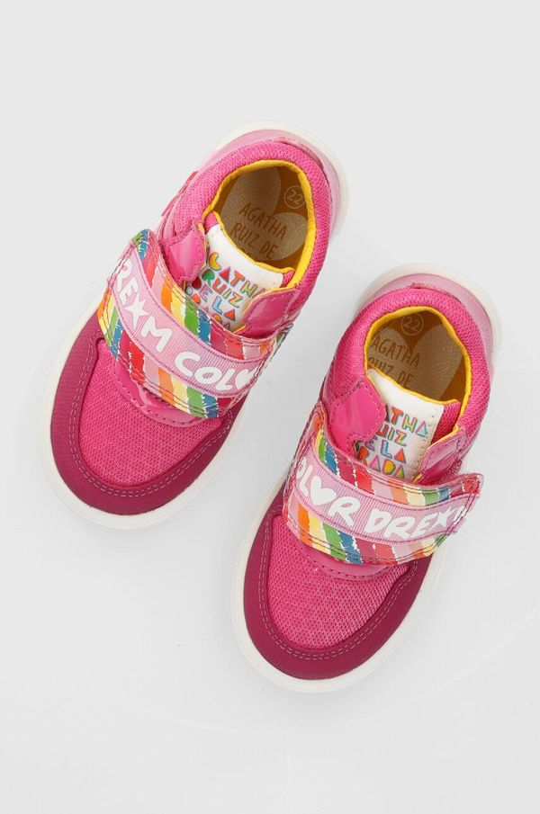 Agatha Ruiz de la Prada Otroške superge Agatha Ruiz de la Prada vijolična barva