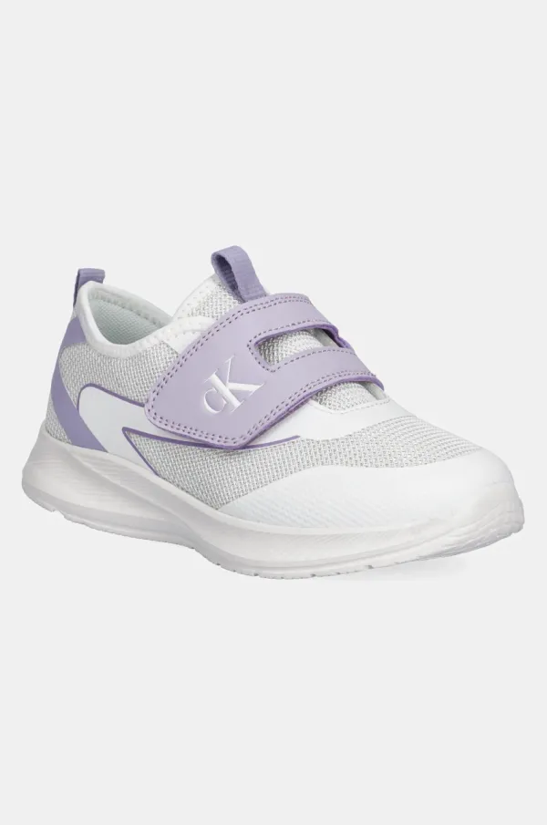 Calvin Klein Jeans Otroške superge Calvin Klein Jeans vijolična barva, V1A9-82026