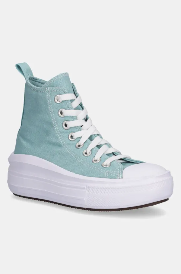 Converse Otroške superge Converse Chuck Taylor All Star Move turkizna barva, A10703C