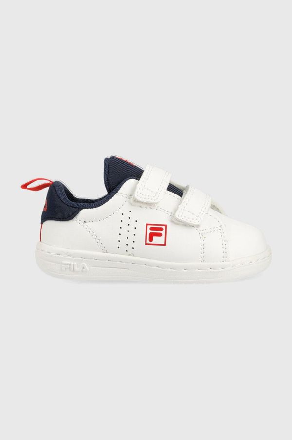 Fila Otroške superge Fila FFK0113 CROSSCOURT 2 NT velcro bela barva