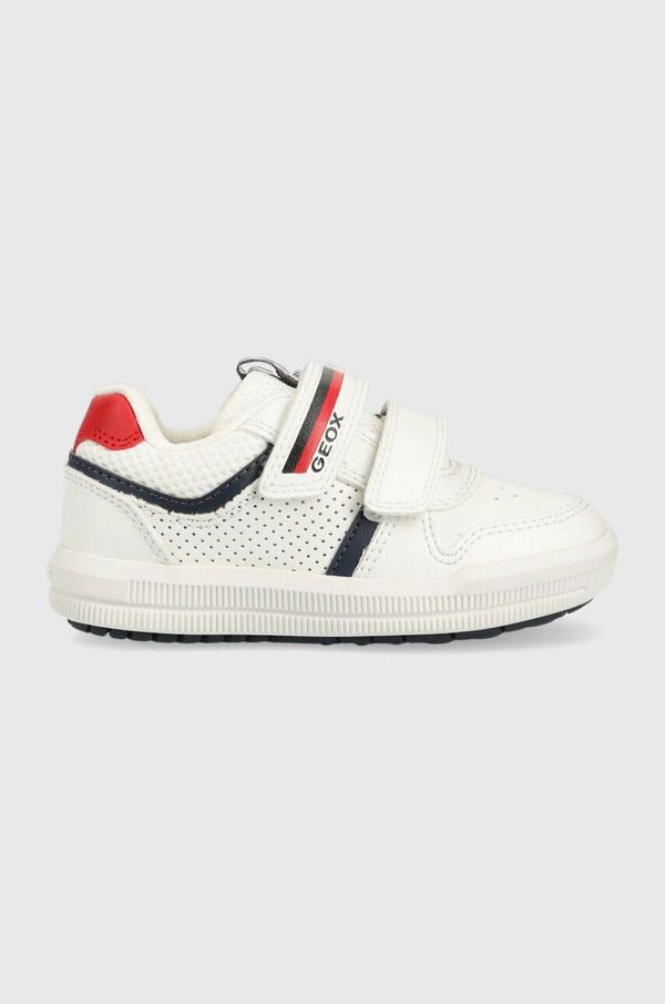Geox Otroške superge Geox bela barva