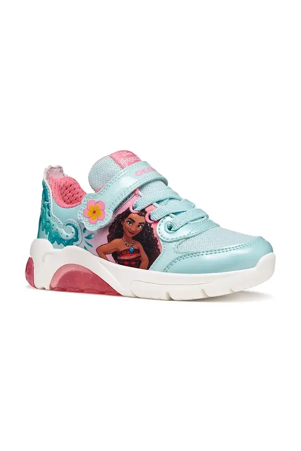 Geox Otroške superge Geox FADINLIGHT x Disney Princess