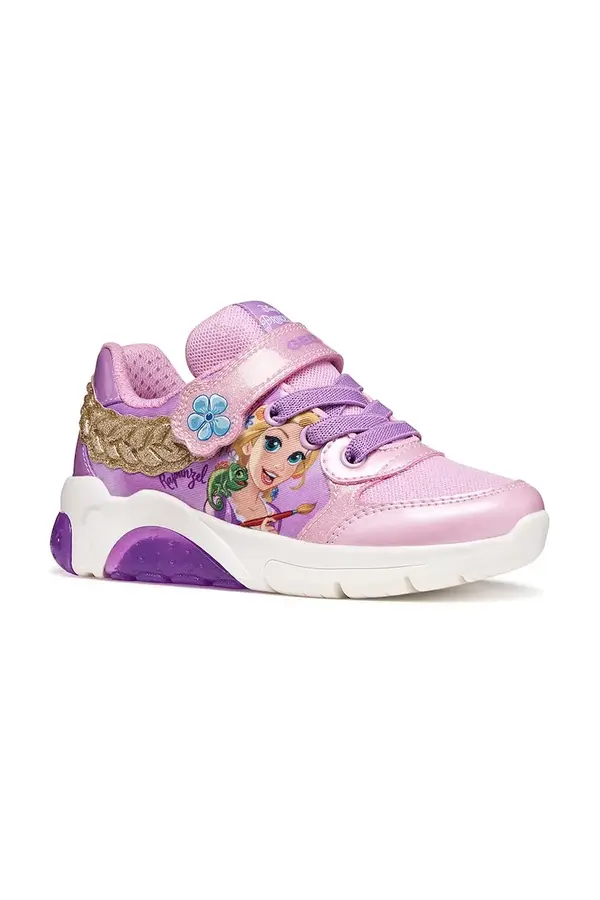 Geox Otroške superge Geox FADINLIGHT x Disney Princess