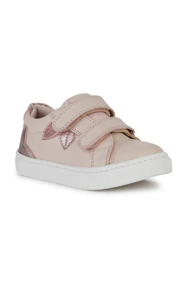 Geox Otroške superge Geox NASHIK roza barva