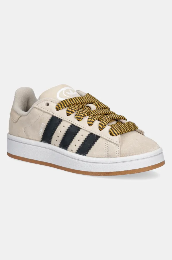 adidas Originals Otroške superge iz semiša adidas Originals CAMPUS 00s bež barva, JP7623