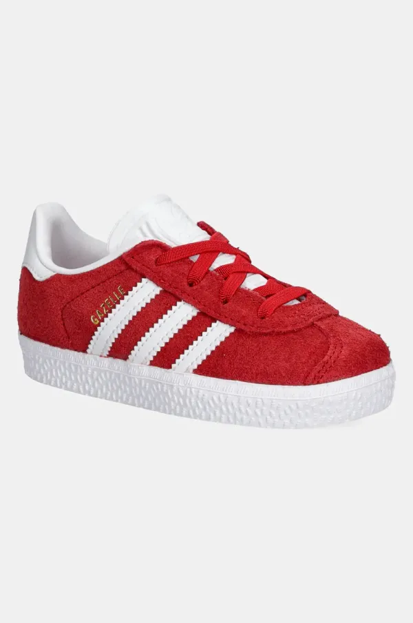 adidas Originals Otroške superge iz semiša adidas Originals GAZELLE rdeča barva, IH0362