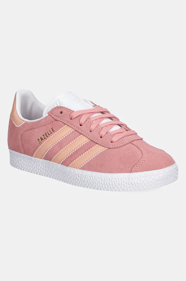 adidas Originals Otroške superge iz semiša adidas Originals GAZELLE roza barva, JP5544