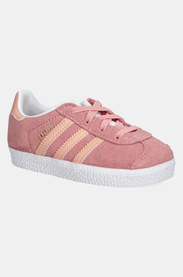 adidas Originals Otroške superge iz semiša adidas Originals GAZELLE roza barva, JP5547