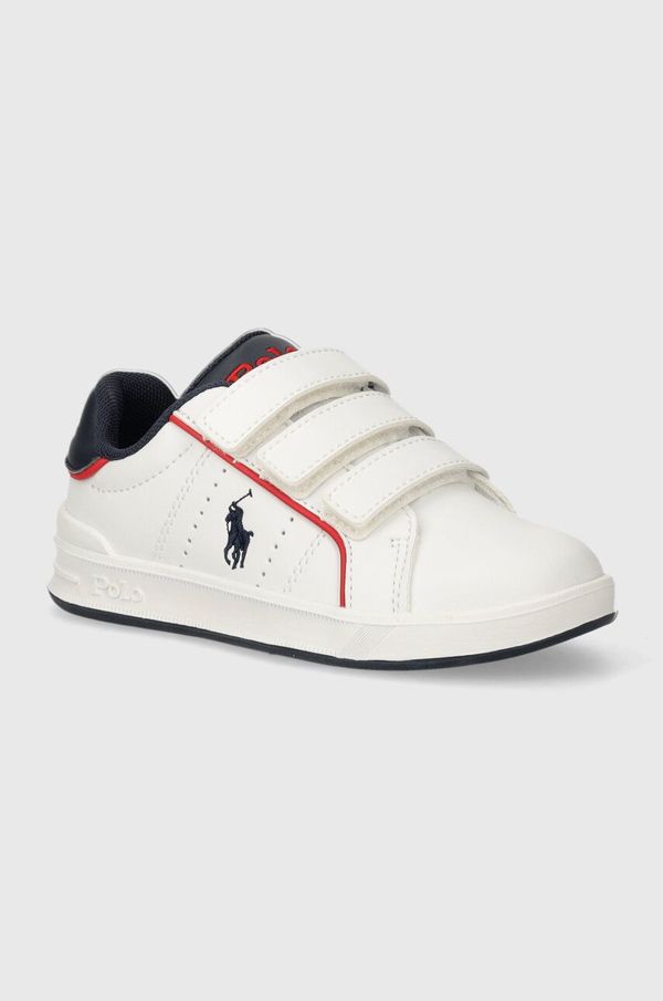 Polo Ralph Lauren Otroške superge Polo Ralph Lauren bela barva