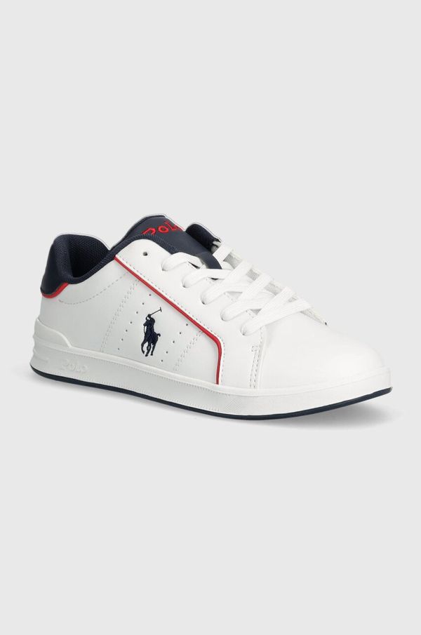 Polo Ralph Lauren Otroške superge Polo Ralph Lauren bela barva