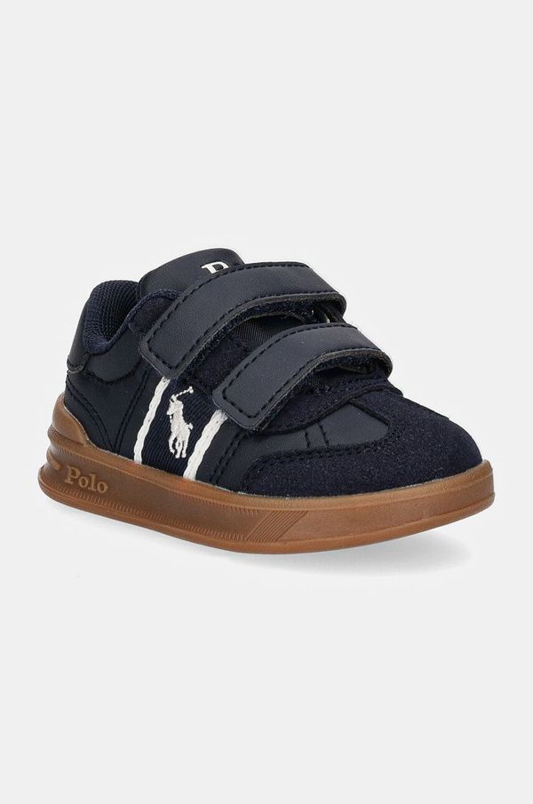 Polo Ralph Lauren Otroške superge Polo Ralph Lauren HERITAGE COURT III EZ T-TOE mornarsko modra barva, RL00503410