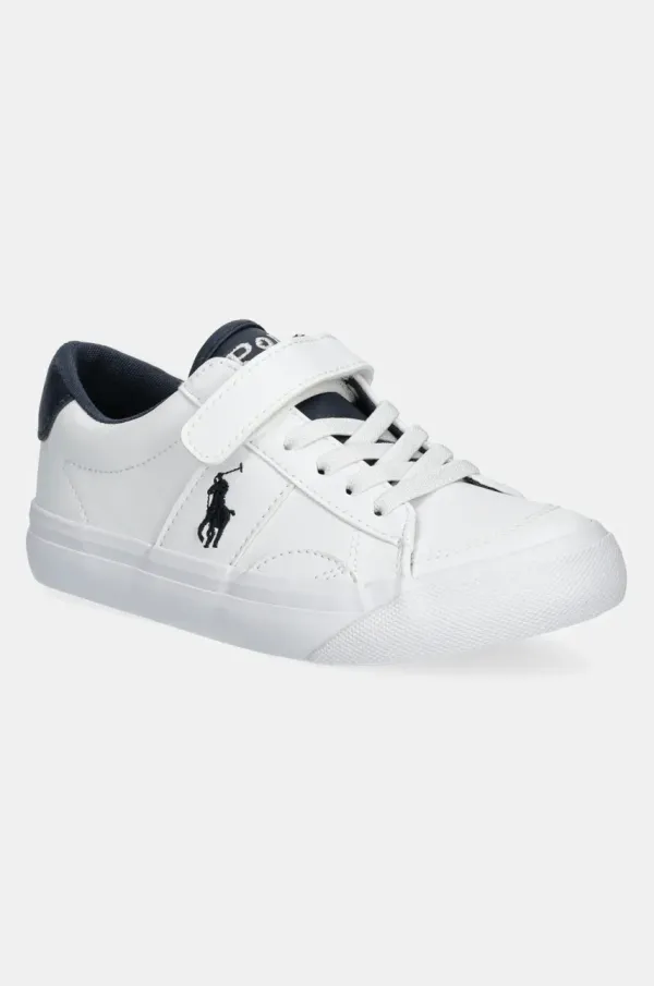 Polo Ralph Lauren Otroške superge Polo Ralph Lauren RYLEY PS bela barva, RL02450103