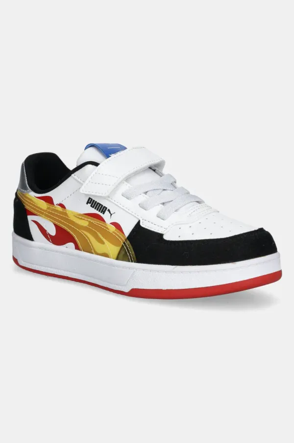 Puma Otroške superge Puma Caven 2.0 Hot Wheels AC+ bela barva, 401404
