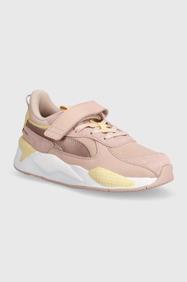 Puma Otroške superge Puma RS-X Metallic AC+ PS roza barva