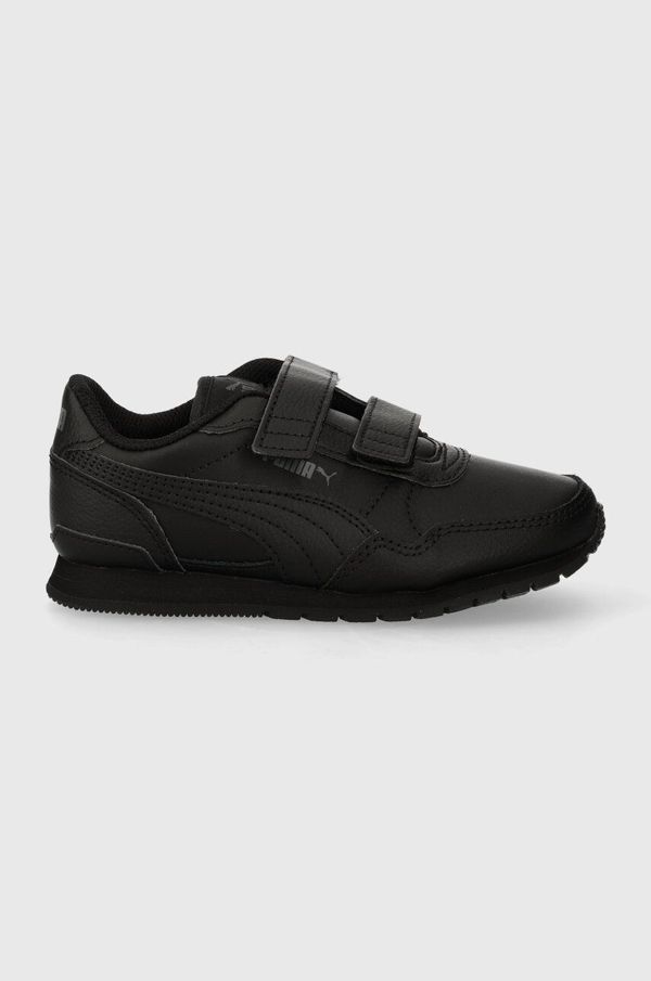 Puma Otroške superge Puma ST Runner v3 L V PS črna barva