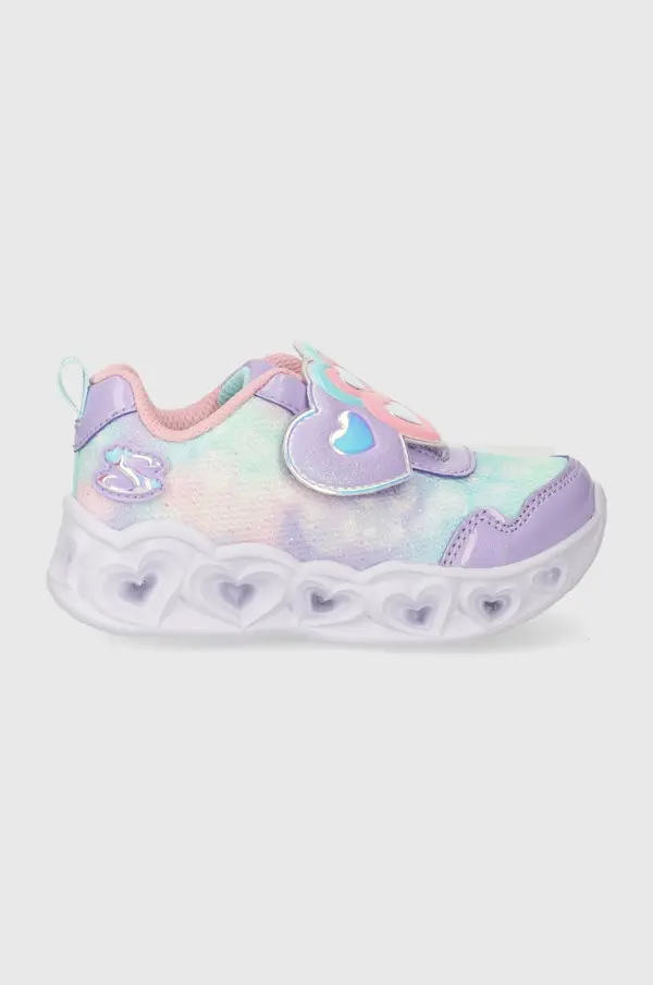 Skechers Otroške superge Skechers HEART LIGHTS LOVIN REFLECTION