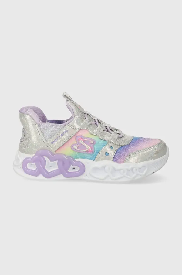 Skechers Otroške superge Skechers INFINITE HEART LIGHTS ETERNAL SHIMMER