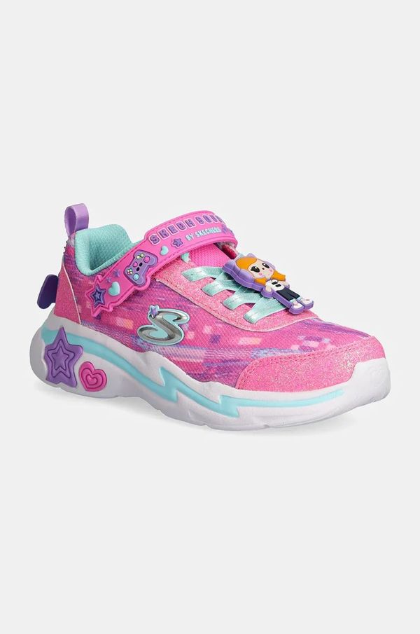 Skechers Otroške superge Skechers SNUGGLE SNEAKS roza barva, 302214L