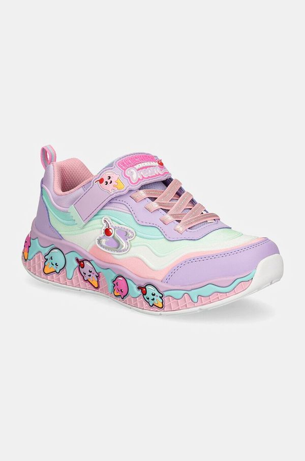 Skechers Otroške superge Skechers SUNDAE SWEETIES vijolična barva, 303625L