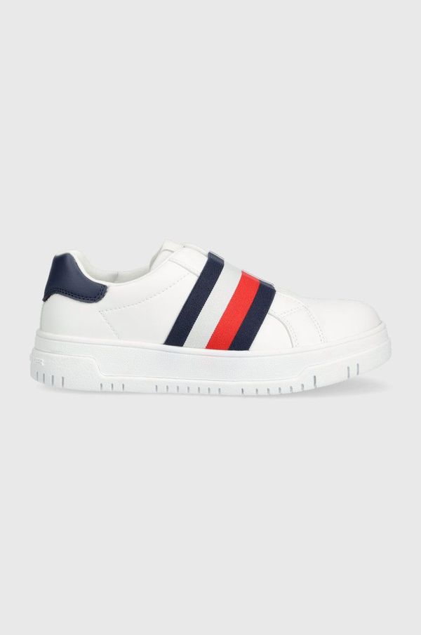 Tommy Hilfiger Otroške superge Tommy Hilfiger bela barva