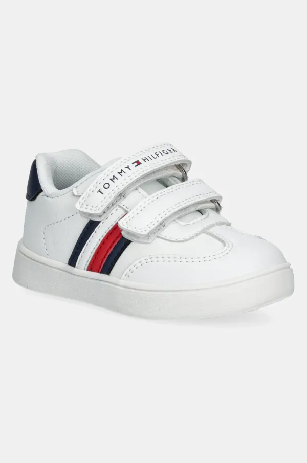 Tommy Hilfiger Otroške superge Tommy Hilfiger bela barva, T1X9-33839