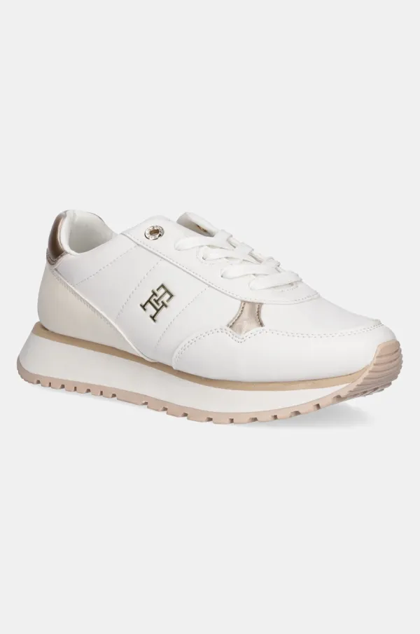 Tommy Hilfiger Otroške superge Tommy Hilfiger bela barva, T3A9-33759