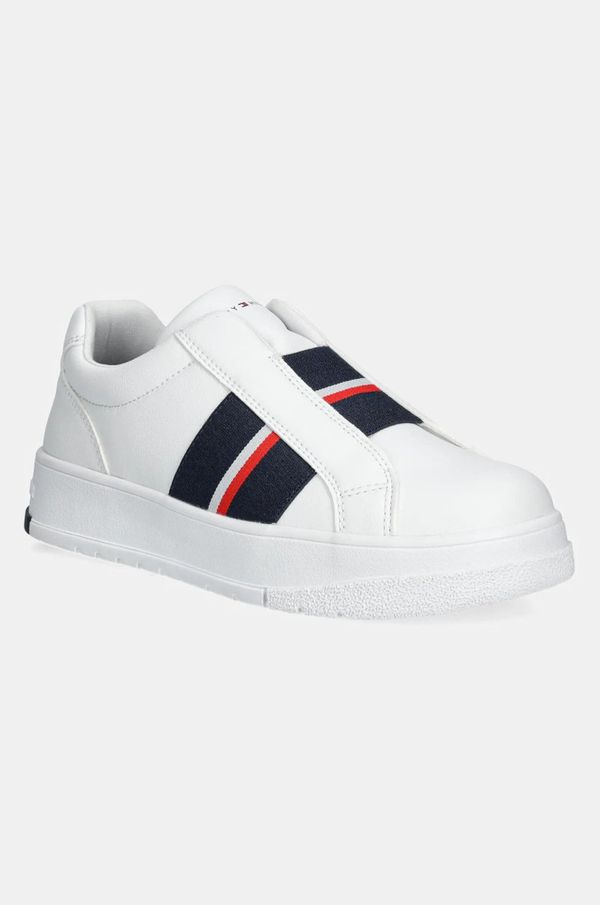 Tommy Hilfiger Otroške superge Tommy Hilfiger bela barva, T3X9-33858