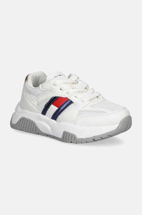 Tommy Hilfiger Otroške superge Tommy Hilfiger bež barva, T3A9-33550