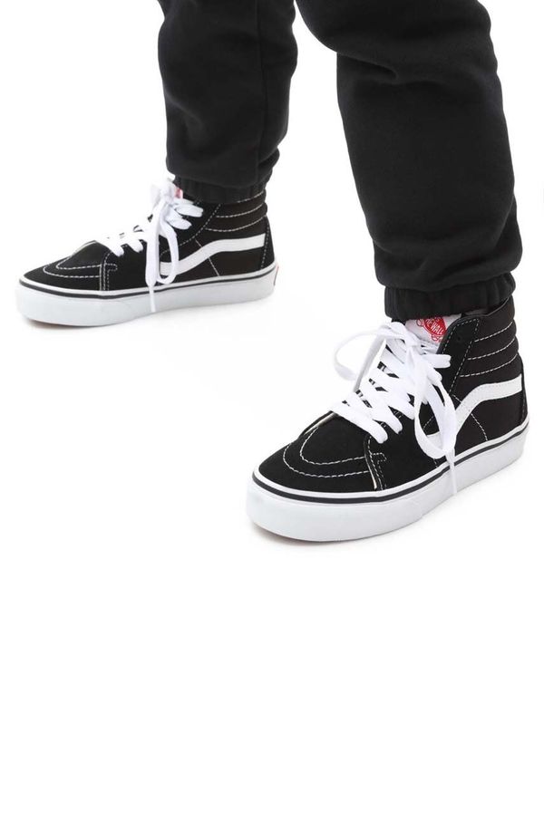 Vans Otroške superge Vans UY SK8 Hi BLACK/TRUE WHIT črna barva