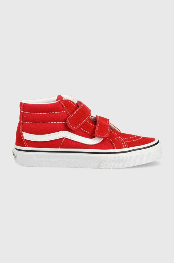 Vans Otroške superge Vans UY SK8-Mid Reissue V FORMULA ONE/TRU rdeča barva