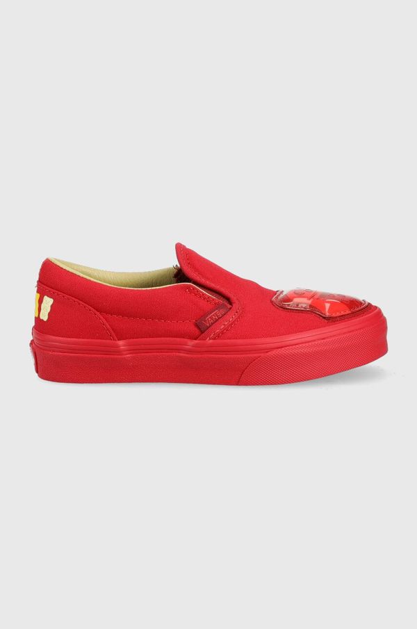 Vans Otroške teniske Vans Classic Slip-On HARIBO HARB GOLD rdeča barva